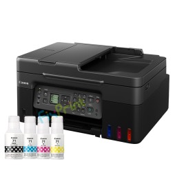 BUNDLING Printer Canon PIXMA InkTank Efficient G4770 (All In One - Wifi - Fax - Lan) New, Printer Canon InkTank G4770 New Plus Tinta Original