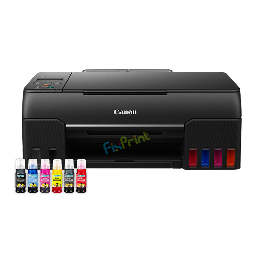 BUNDLING Printer Canon PIXMA G670 WiFi New, Printer Canon Ink Tank G-670 New With Xantri ink