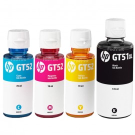 Tinta LOOSEPACK GT52 Cyan 70ml (Tanpa Box), Tinta Refill Printer DeskJet GT5810 GT5820 All in One InkTank 115 310 315 319 350 415 419 410 SmartTank 450 510 550 610 M0H54A Original HP