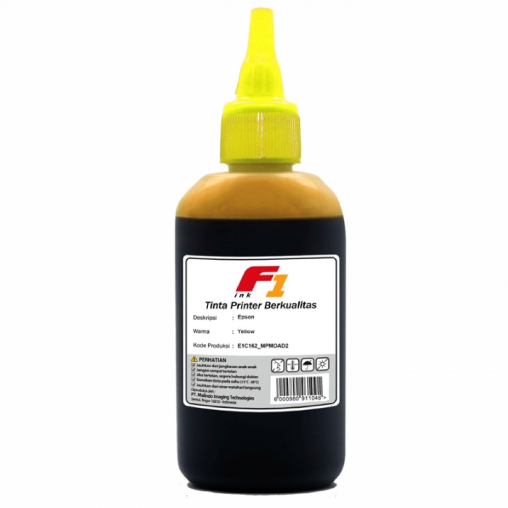 Tinta Refill Dye Base F1 Yellow 100ml Printer EP